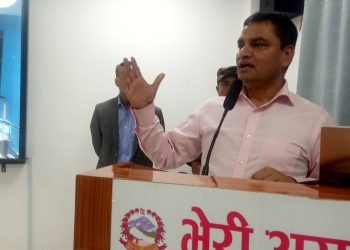Government’s first priority is to provide health services in easy manner: Minister Paudel
