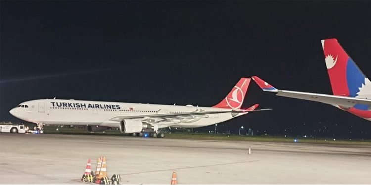 Turkish Airlines plane ‘overshoot’ at TIA due to missed approach