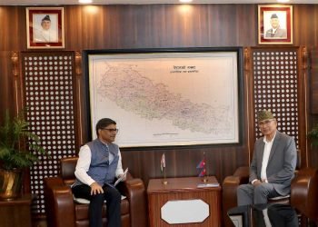 Indian Foreign Secretary Misri and Finance Minister Paudel meet