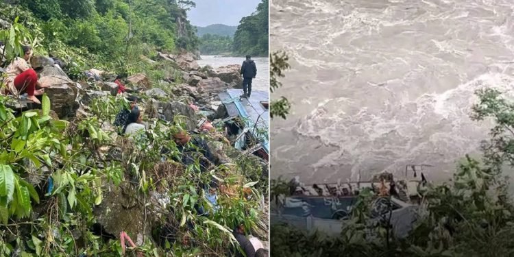 Man still missing in vehicle plunge five days after accident