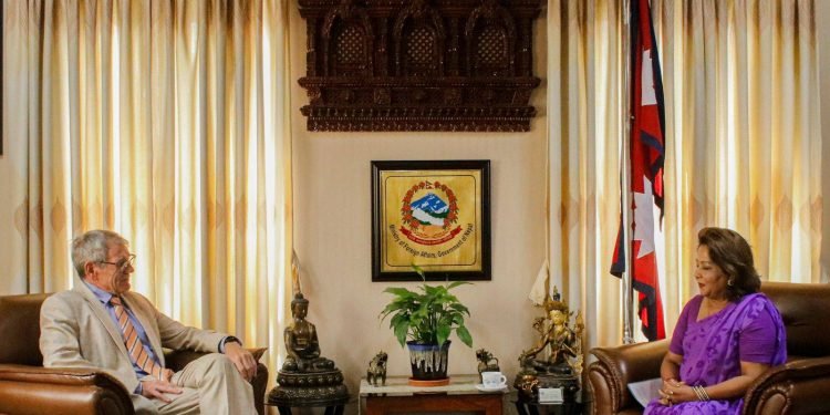 German Ambassador pays courtesy call on Foreign Minister