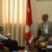 India’s foreign secretary calls on Minister Lekhak, discusses various issues