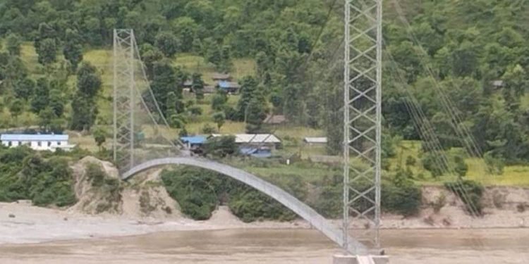 Suspension bridge eases life