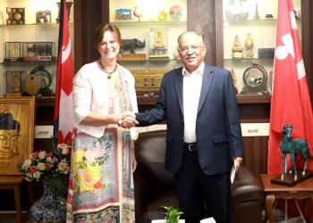 Australian Ambassador pays farewell call on Maoist Centre Chair Dahal