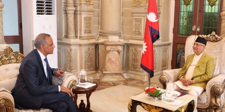 US Deputy Secretary of State, Verma, pays courtesy call on PM Oli
