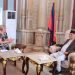 PM Oli and EU Ambassador Lorenzo meet