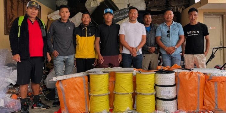 Seven Summit Treks entrusted with Manaslu rope fixing for autumn 2024