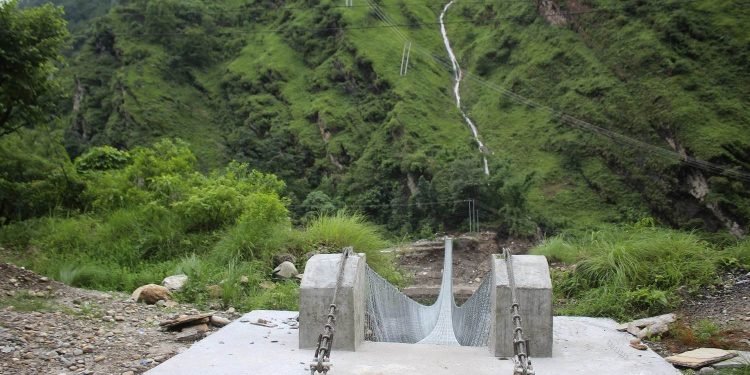 Eight suspension bridges built in Myagdi