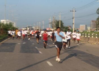 Manandhar wins 5 km open mini marathon