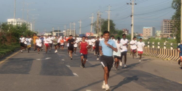 Manandhar wins 5 km open mini marathon