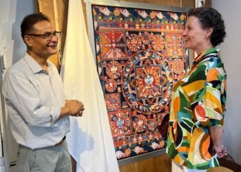 Australian Ambassador Johnston visits historic Patan