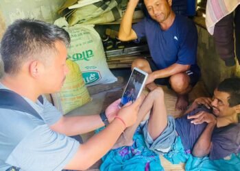 Identity card to people with disability at doorstep