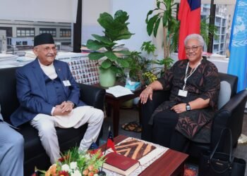 PM Oli calls on his Samoa counterpart