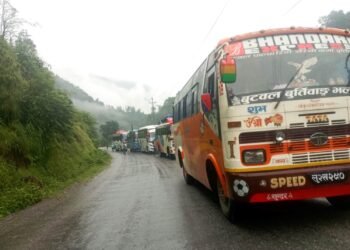 Mid-hill highway obstructed in Baglung