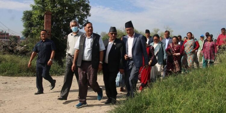 Parliamentary team visits Nepal Trust land in Sallaghari