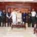 Indian defence trainees call on Prime Minister Oli