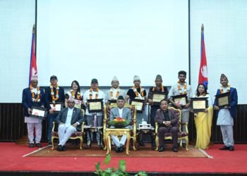 Language, literature and culture are pride and identity of nation: President Paudel