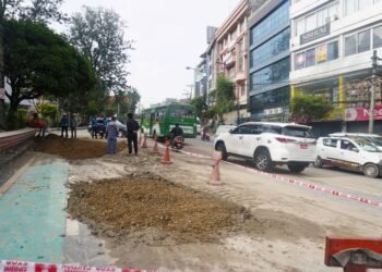 Kupandole road renovated, traffic resumes