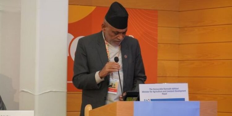 Biodiversity contributes to sustainability of agriculture, Minister Adhikari says