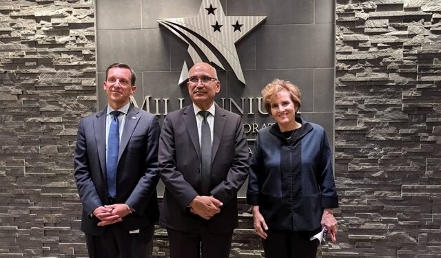 DPM Poudel held talks with MCC Chief Executive Officer