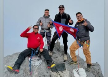 Four Brothers from Nepal Successfully Summit Indonesia’s Carstensz Pyramid