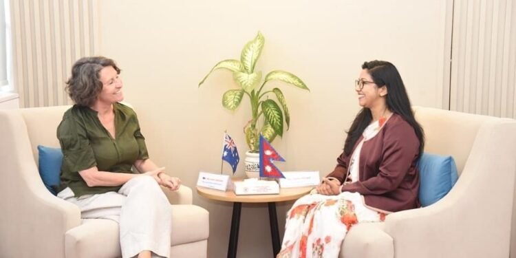 Australian Ambassador Meets Kathmandu Deputy Mayor