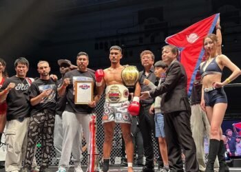 Ghimire wins world kickboxing championship title