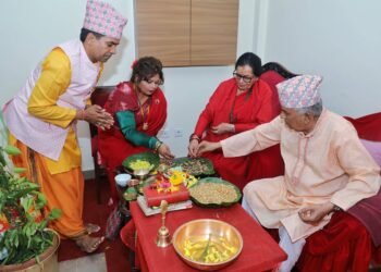 Ghatasthapana solemnized at President House