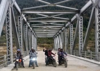 Steel Truss bridge over Tila River