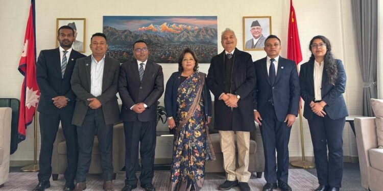 Foreign Minister Dr. Rana in Chengdu