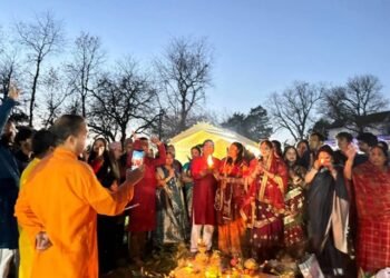 Nepali community in US observe Chhath festival