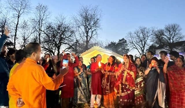 Nepali community in US observe Chhath festival