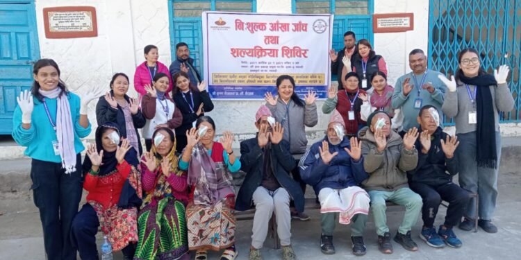 Cooperative organization provides eye care services to 7,000 plus locals