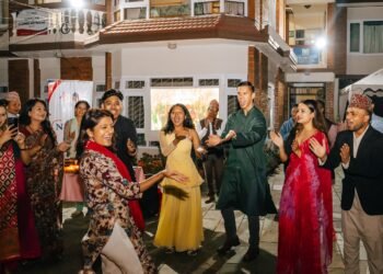 U.S. Diplomats Celebrate Tihar with Nepali Alumni