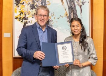 Global Anti-Racism Champion Chaudhary meets U.S. Ambassador