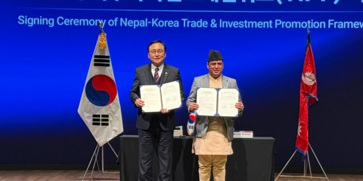 Nepal and Korea reach TIPF agreement
