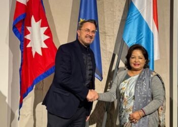 Foreign Minister Dr Deuba meets Foreign Minister of Luxembourg to discuss bilateral issues