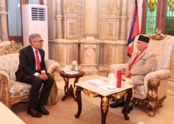 Bangladesh ambassador pays farewell call on PM Oli