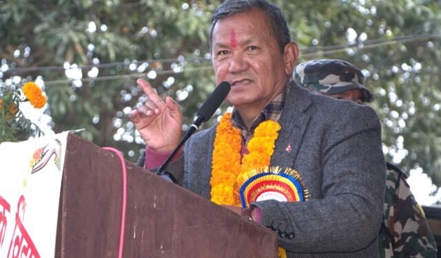 Minister Gurung assures public of stability of coalition govt