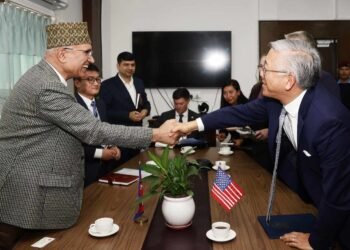 Finance Minister Paudel and US Assistant Secretary of State Lu hold meeting