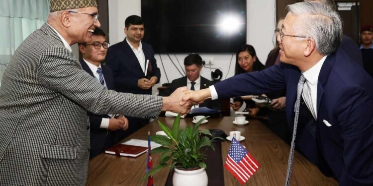 Finance Minister Paudel and US Assistant Secretary of State Lu hold meeting