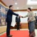 Ambassador Tumbahangphe presents credentials to RoK Acting President