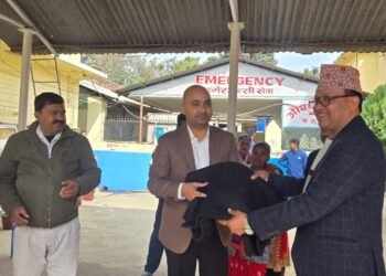 Blankets distributed to patients at province hospital