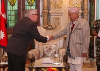 Israeli Ambassador Bass pays courtesy call on PM Oli