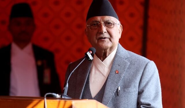 PM Oli lays wreath at Martyr’s Gate on Martyrs’ Day