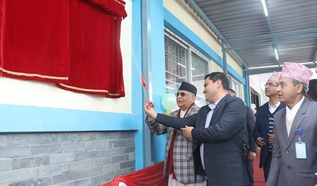 PM Oli inaugurates building of PoAHS