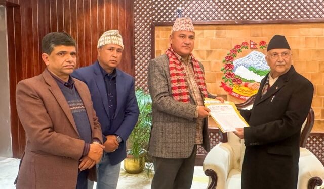 Construction Industry Council urges PM Oli to facilitate in payment of dues
