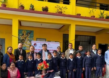 Rotary Club of Pokhara Lakeside provides essential uniforms to students