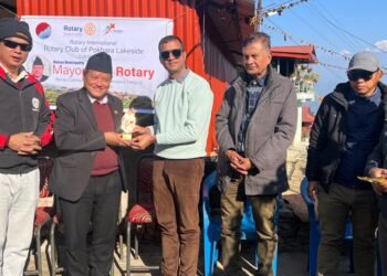 Rotary Club of Pokhara Lakeside takes initiative to promote Rainaskot