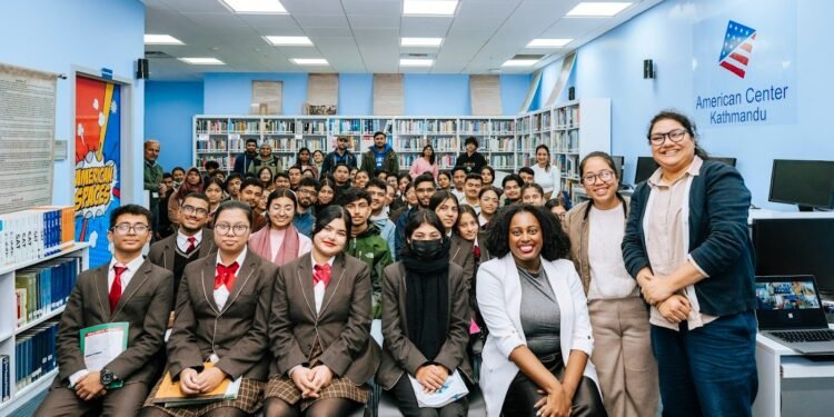 American Center Kathmandu hosts inspiring talk by U.S. Diplomat Erica Alexander